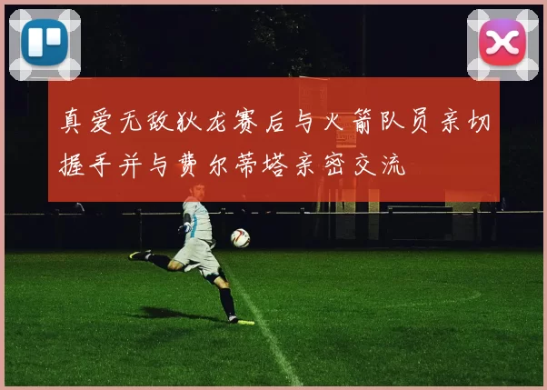 真爱无敌狄龙赛后与火箭队员亲切握手并与费尔蒂塔亲密交流